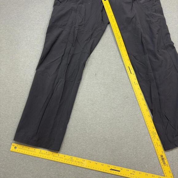 Simms Fishing Outdoor Performance Dark Grey Active Pants Nylon Mens Size 34x32 - Picture 3 of 9